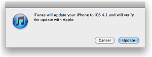 iOS 4.1 update