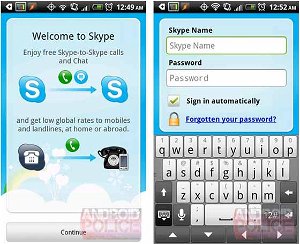 ... skype loyalists out there using an android phone skype for android is