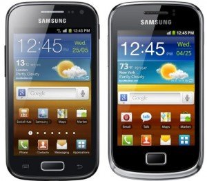 Galaxy Ace 2 and Galaxy mini 2