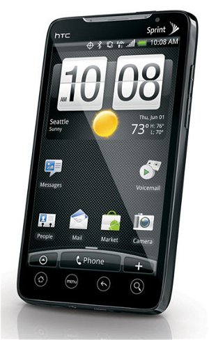 Sprint HTC Evo 4G Android phone