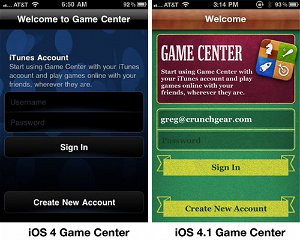 iOS 4.1 gamecenter