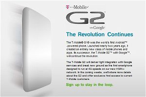 T-Mobile G2 teaser