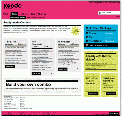 koodo mobile screen shot